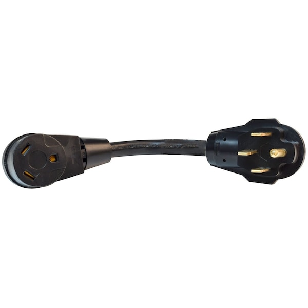 Valterra 50AM-30AF ADAPTER CORD, 12IN, BULK A10-5030FBK - main